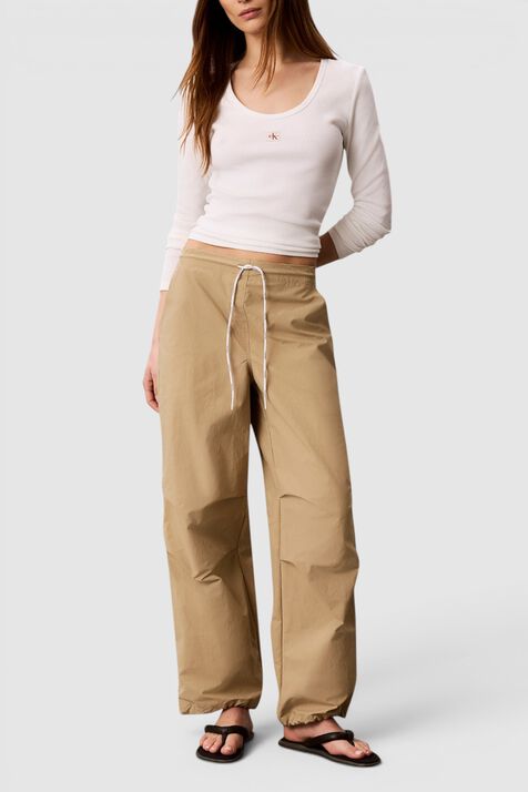 חולצת טי ריב שרוול ארוך CALVIN KLEIN